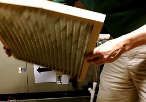 Replacing a 14x36x1 Filter in an Attic Air Handler Safely